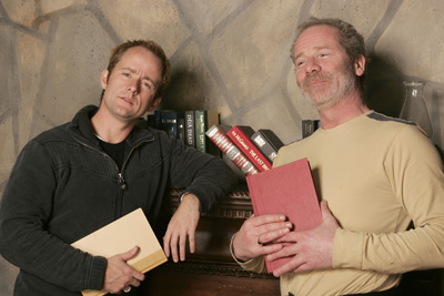 Billy Boyd and Peter Mullan at event of On a Clear Day (2005)