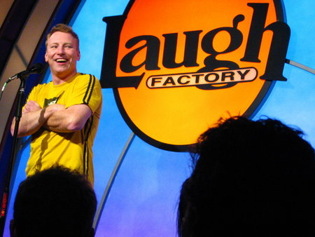 Butch Bradley at the Laugh Factory.