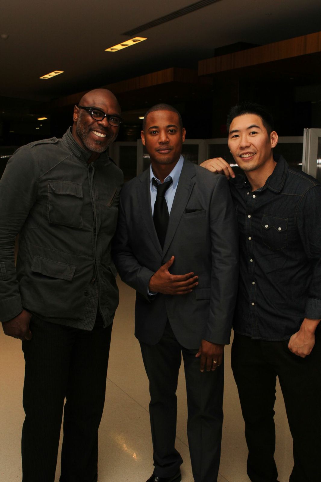 Michael Bentt, Derrex Brady & Peter Jae at the 2013 Los Angeles screening of The Championship Rounds.