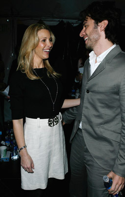 Lisa Kudrow and Zach Braff