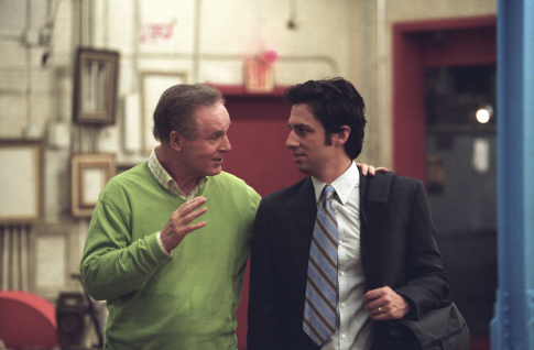 Still of Charles Grodin and Zach Braff in Fast Track (2006)