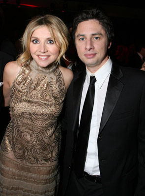 Zach Braff and Sarah Chalke