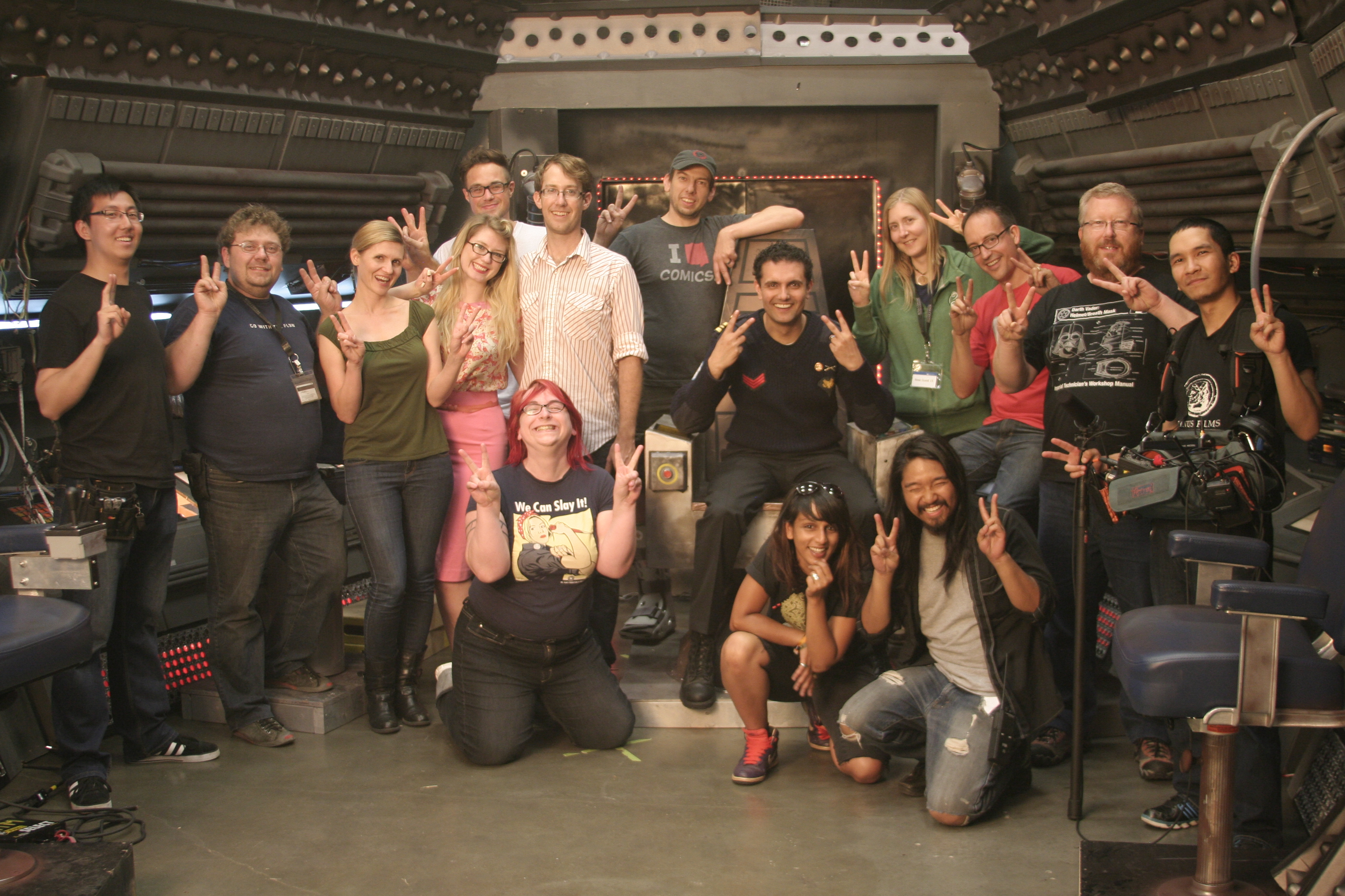 The cast & crew of GOING HOME.