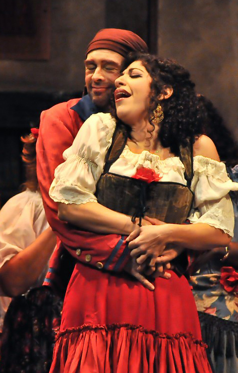 Jean Brassard, Jennifer Barsamian in title role of CARMEN, Verismo Opera, Englewood, NJ