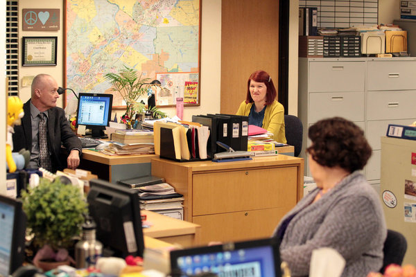 Still of Creed Bratton and Kate Flannery in The Office (2005)