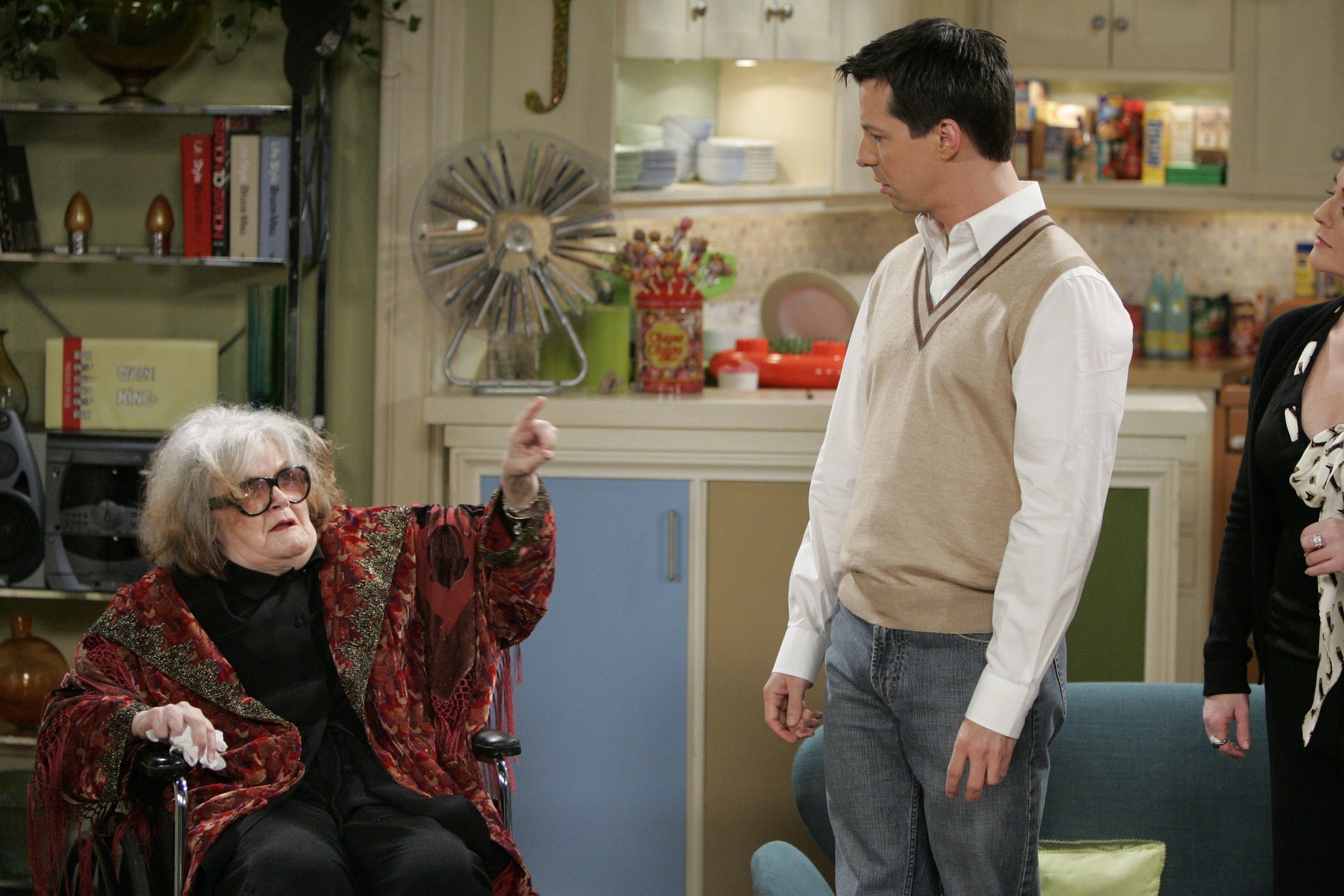 Sean Hayes and Eileen Brennan at event of Will & Grace (1998)