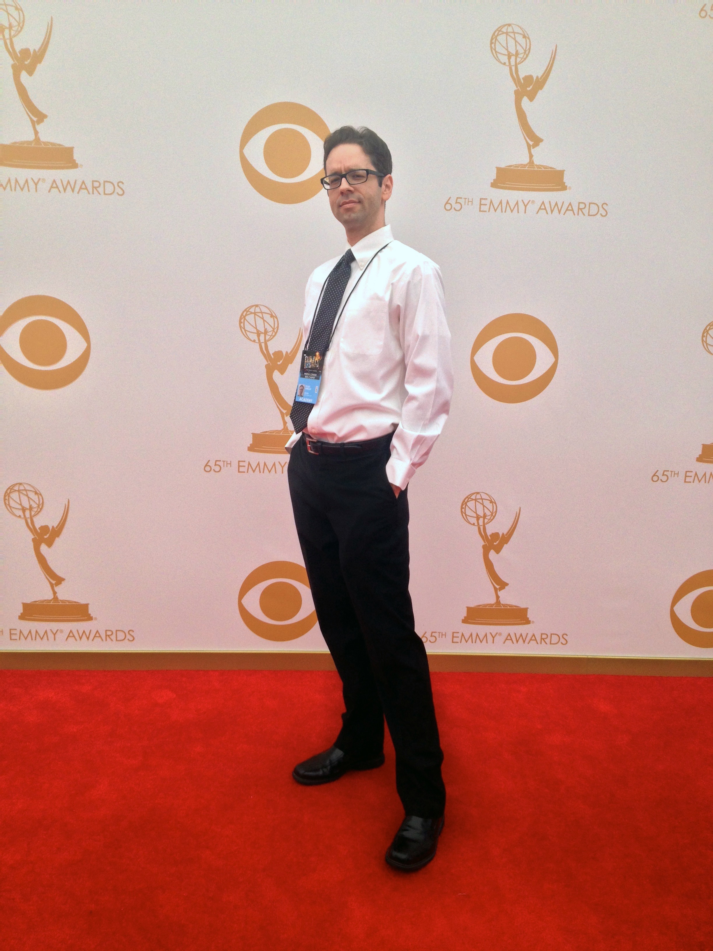 Doug Bresler at the 65th Emmy Awards.