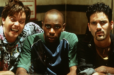 Still of Jim Breuer, Dave Chappelle and Guillermo Díaz in Half Baked (1998)