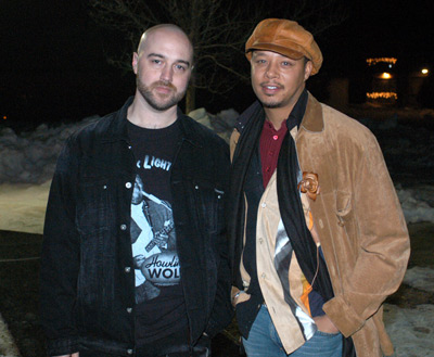 Terrence Howard and Craig Brewer at event of Hustle & Flow (2005)