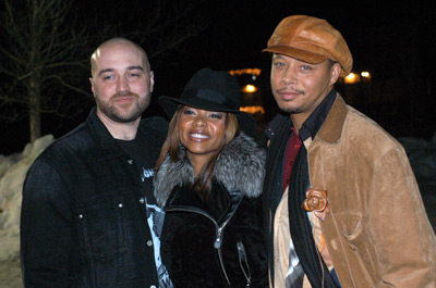 Terrence Howard, Craig Brewer and Taraji P. Henson at event of Hustle & Flow (2005)