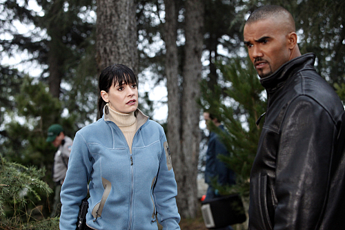 Still of Shemar Moore and Paget Brewster in Nusikalstami protai (2005)