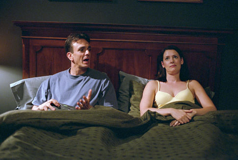 Hank Azaria and Paget Brewster