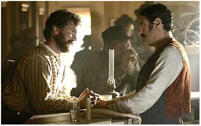 with Ian McShane in HBO's 