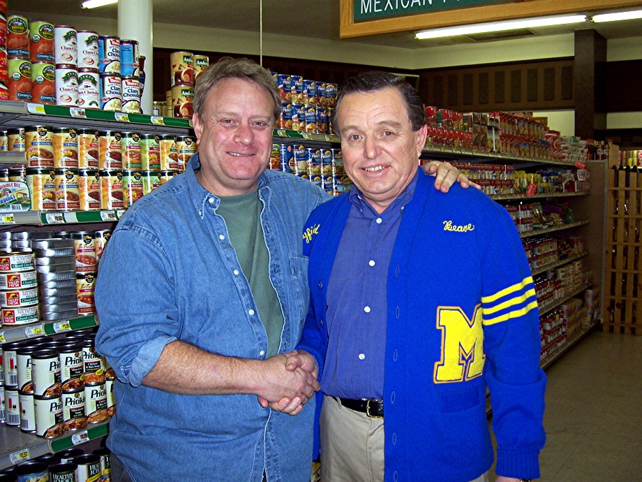 Kevin Brief with Jerry Mathers as 'The Beav'.