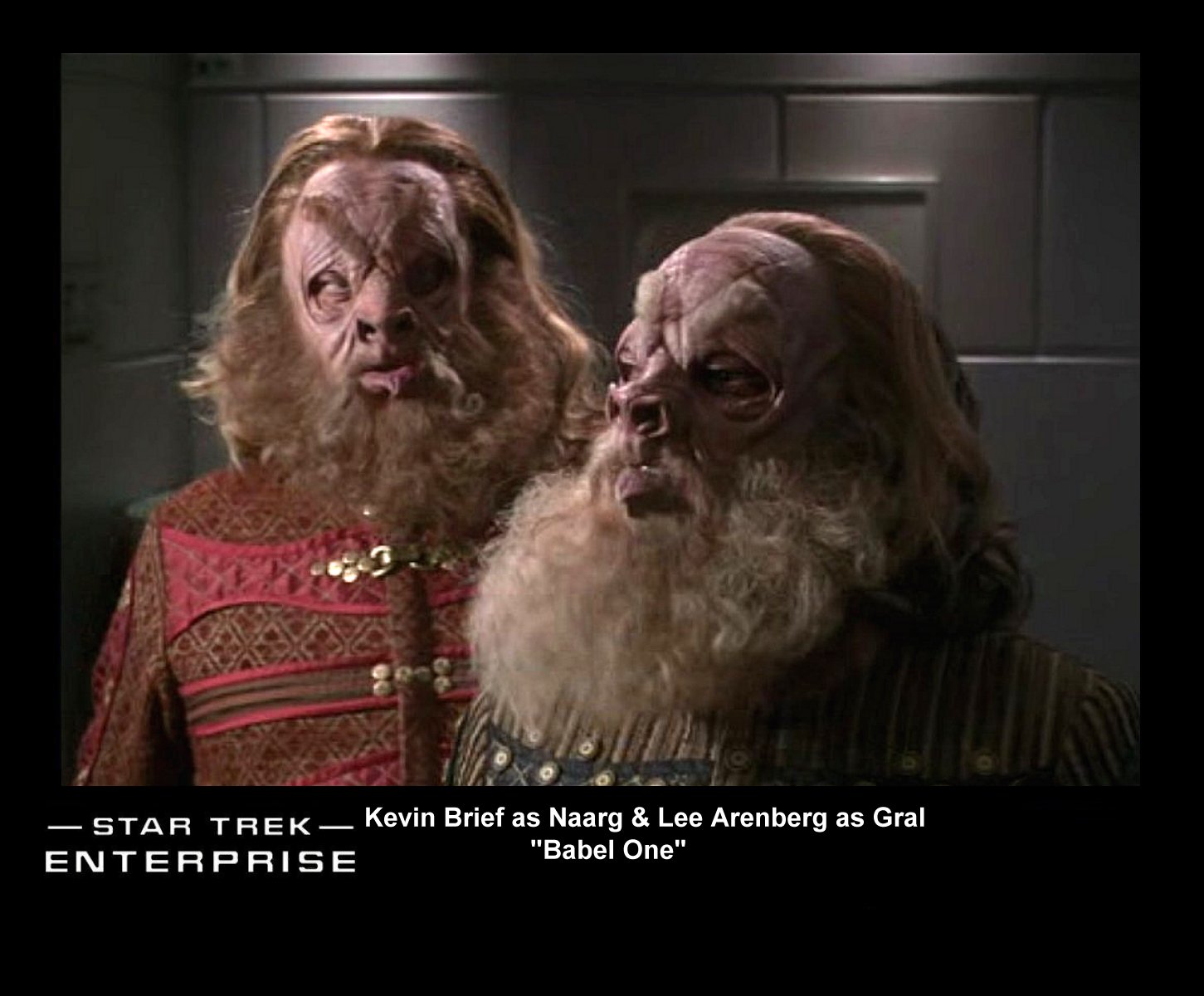 Kevin Brief & Lee Arenberg in STAR TREK: ENTERPRISE