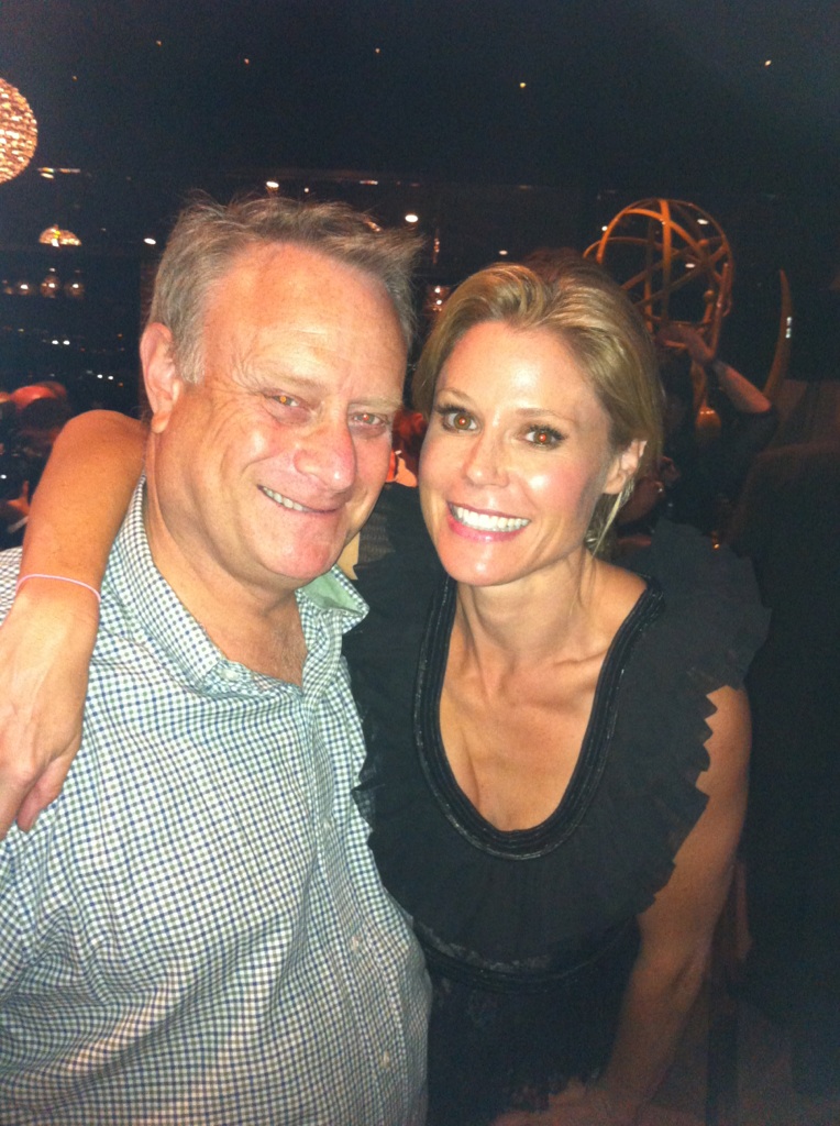 Kevin Brief and Julie Bowen at Emmy Nominees mixer