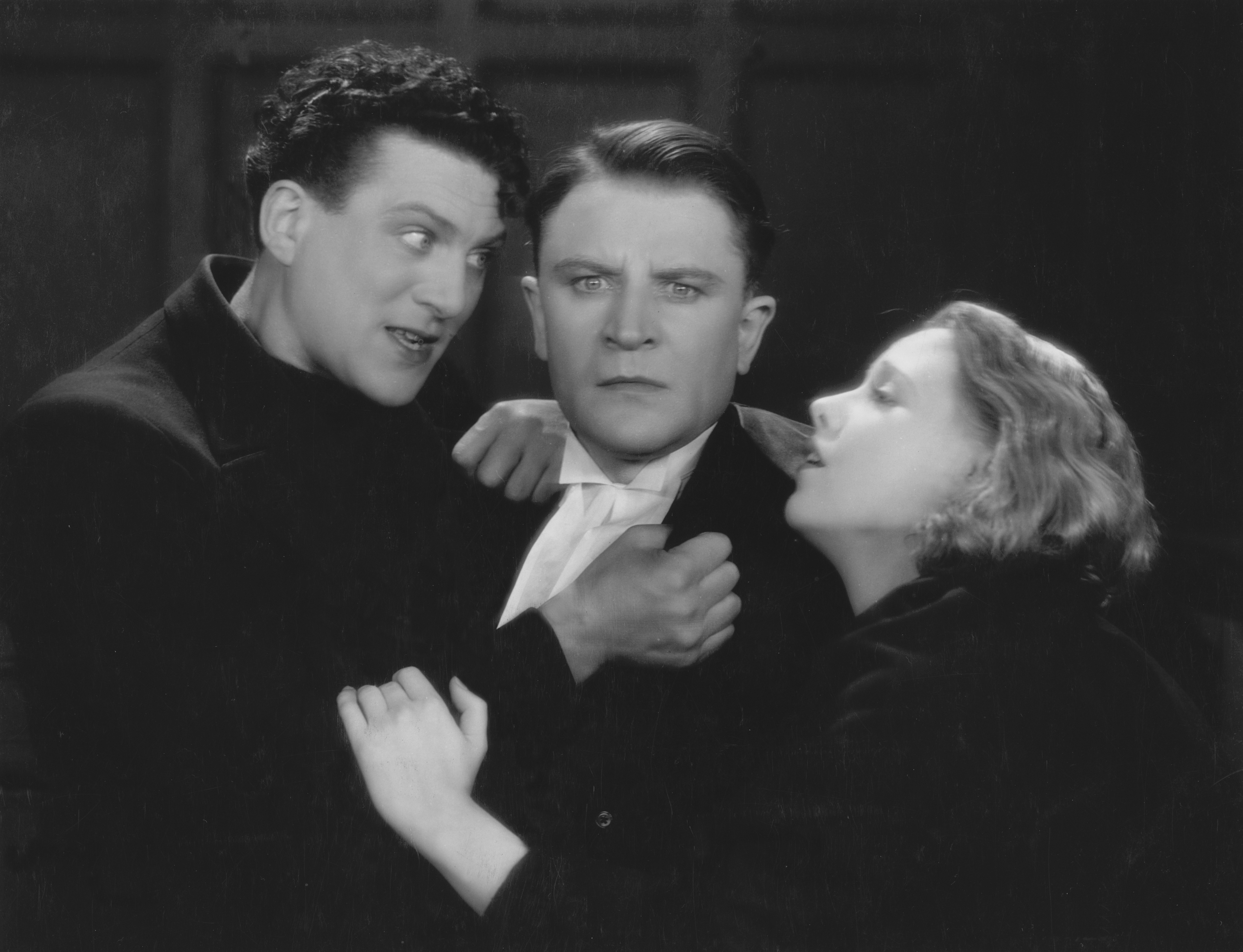 Still of Carl Brisson, Malcolm Keen and Anny Ondra in The Manxman (1929)