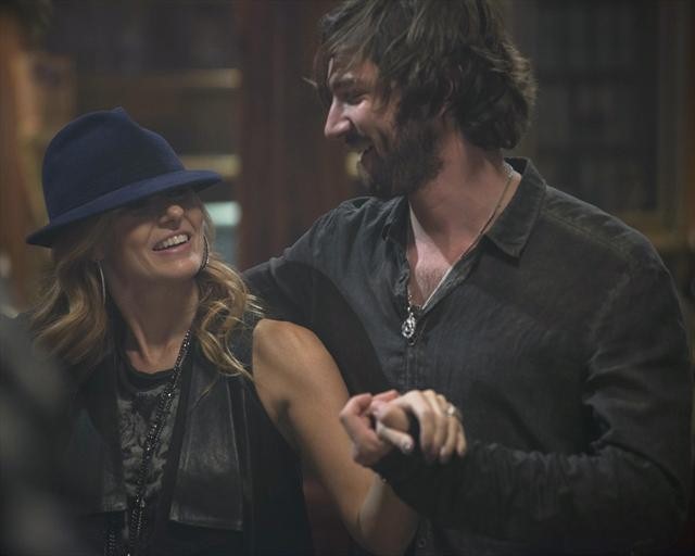 Still of Connie Britton and Michiel Huisman in Nashville (2012)