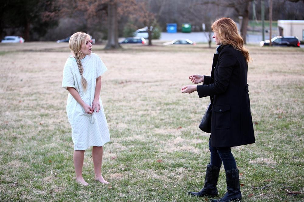 Still of Connie Britton and Clare Bowen in Nashville (2012)