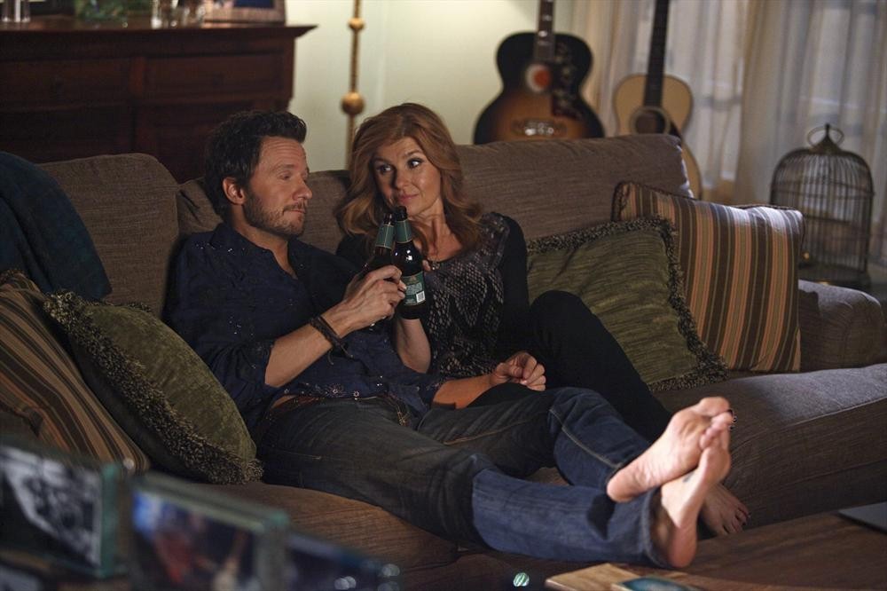 Still of Connie Britton and Will Chase in Nashville (2012)