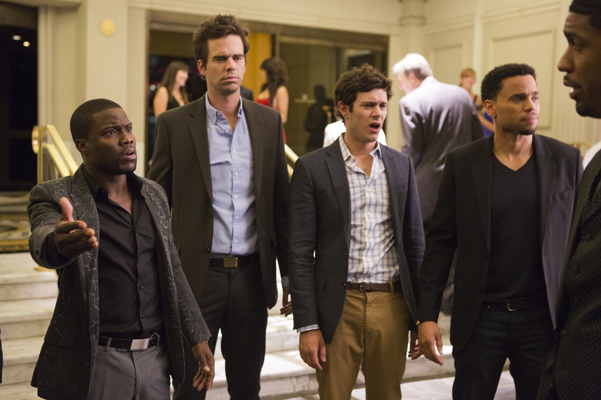 Still of Adam Brody, Kevin Hart, Michael Ealy and David Walton in Think Like a Man Too (2014)