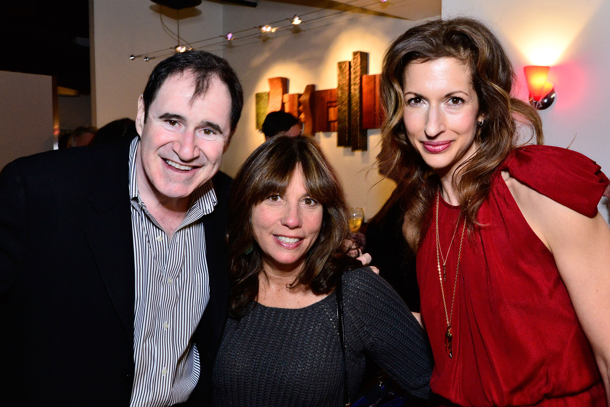 Robin Bronk, Richard Kind and Alysia Reiner