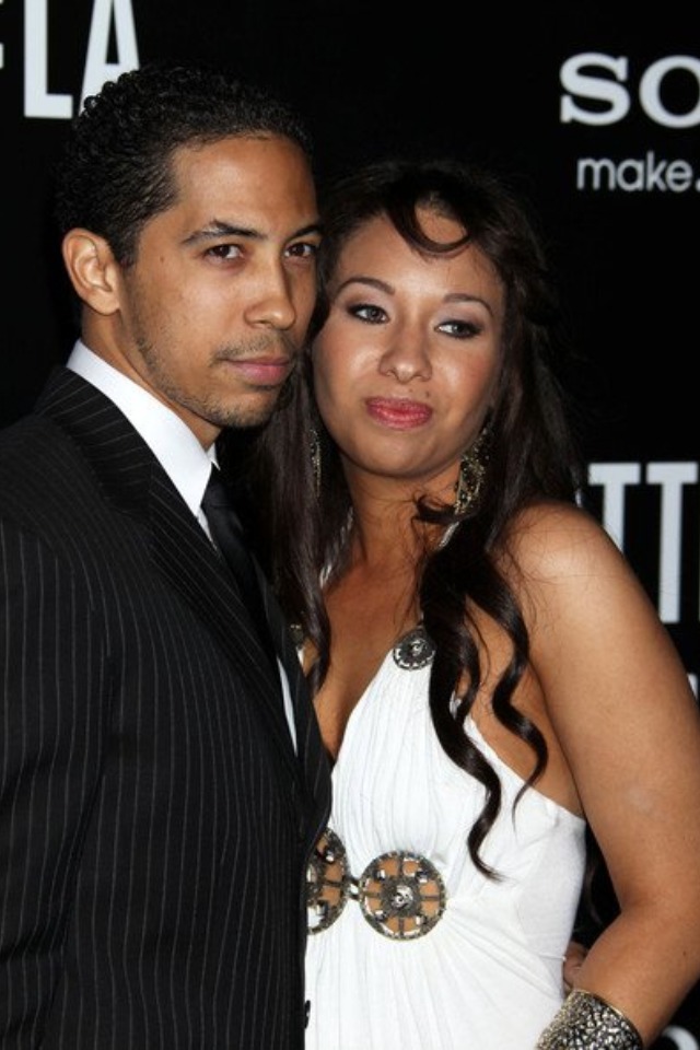 Neil Brown, Jr. and Wife attending Battle: Los Angeles Premiere.