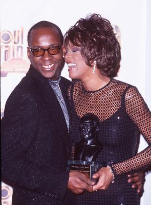 Whitney Houston and Bobby Brown