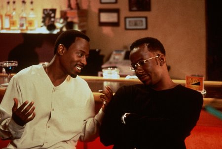 Still of Martin Lawrence and Bobby Brown in A Thin Line Between Love and Hate (1996)