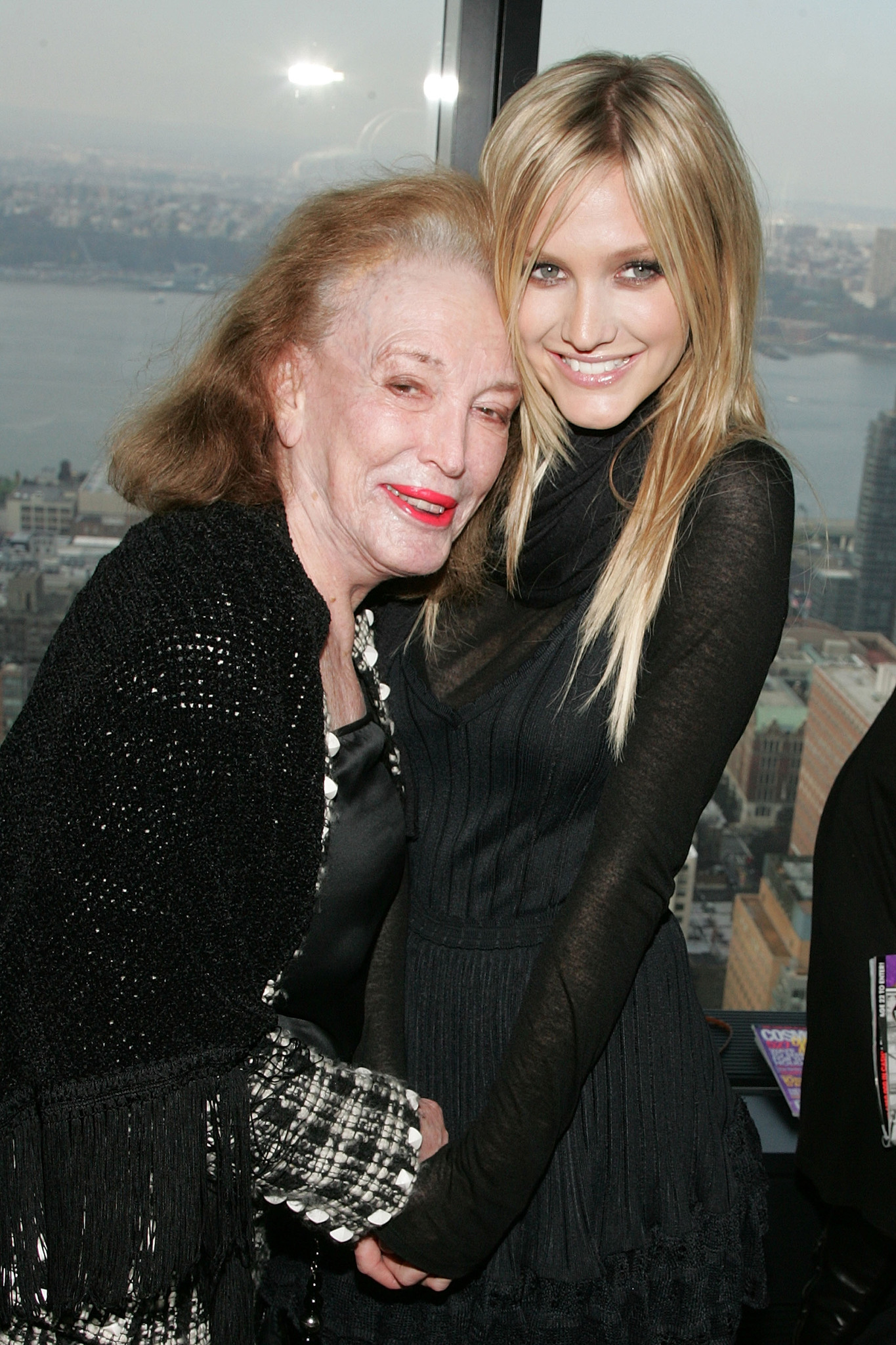 Helen Gurley Brown and Ashlee Simpson