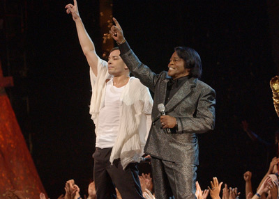 James Brown and Jimmy Fallon