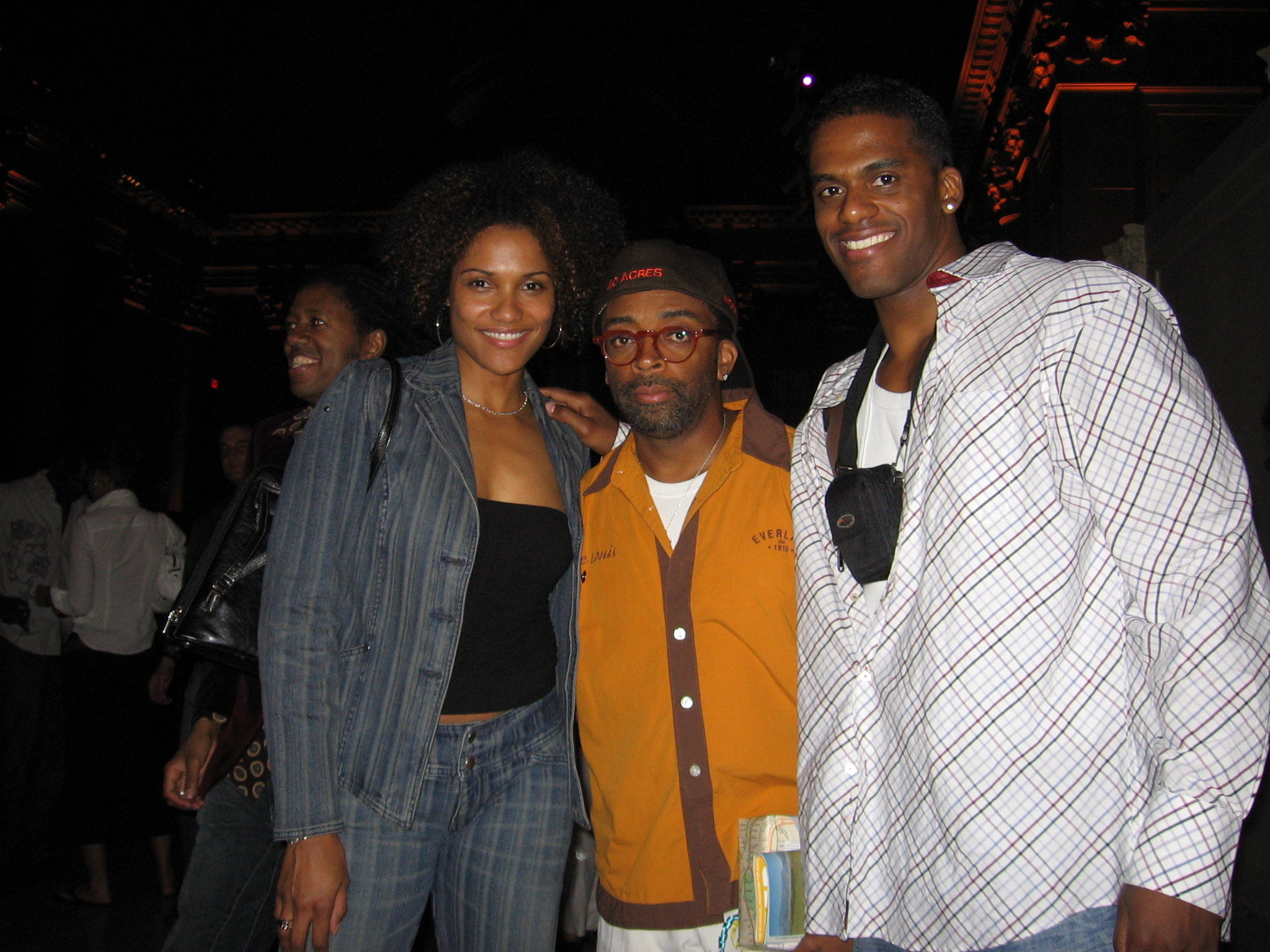 Spike Lee, Jonnie Brown and fiance Marvina Vinique