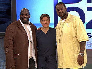 Kevin 'Dot Com' Brown, Dr.Oz and Grizz Chapman on the Dr. Oz show