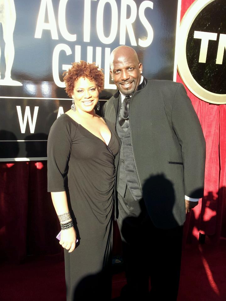 Living Single's Kim Cole and Kevin 'Dot Com' Brown at the 18th Annual Screen Actors Guild Awards