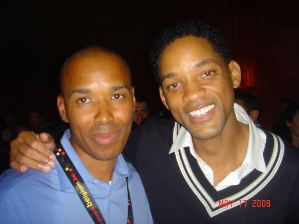 Event image of Marcus Lyle Brown and Will Smith from Human Contract gala at the Festival de Cannes