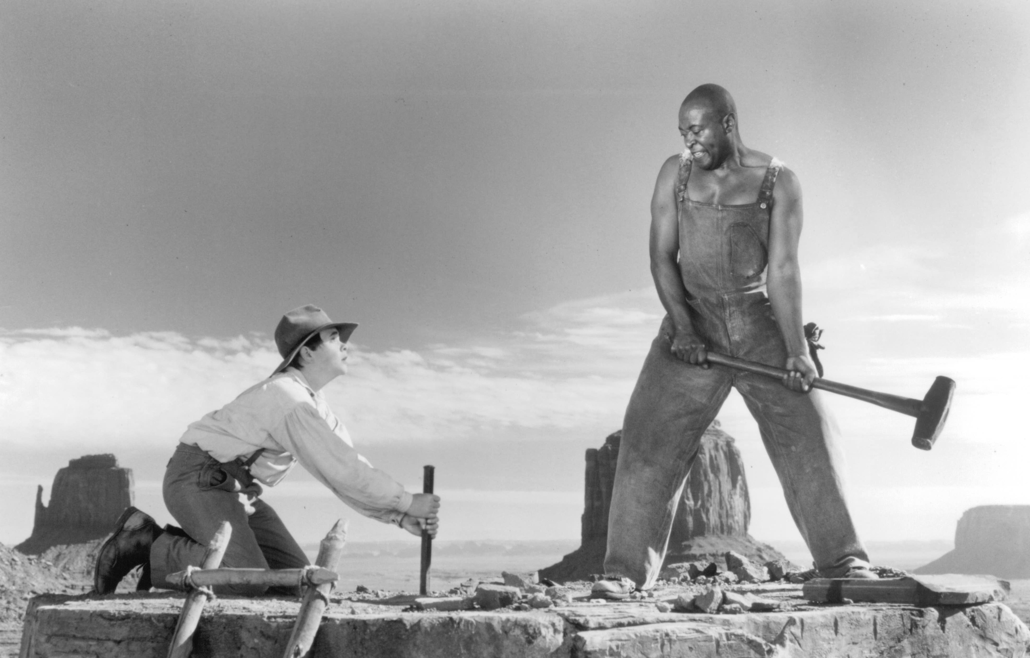 Still of Nick Stahl and Roger Aaron Brown in Tall Tale (1995)