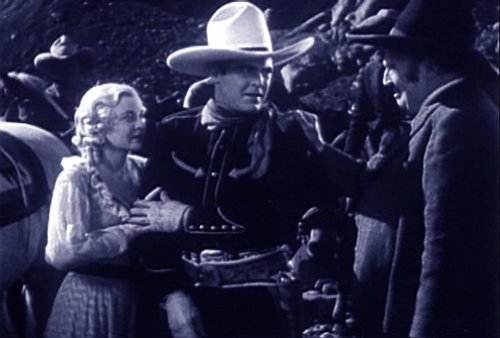 Frank Brownlee, Ken Maynard and Cecilia Parker in Tombstone Canyon (1932)