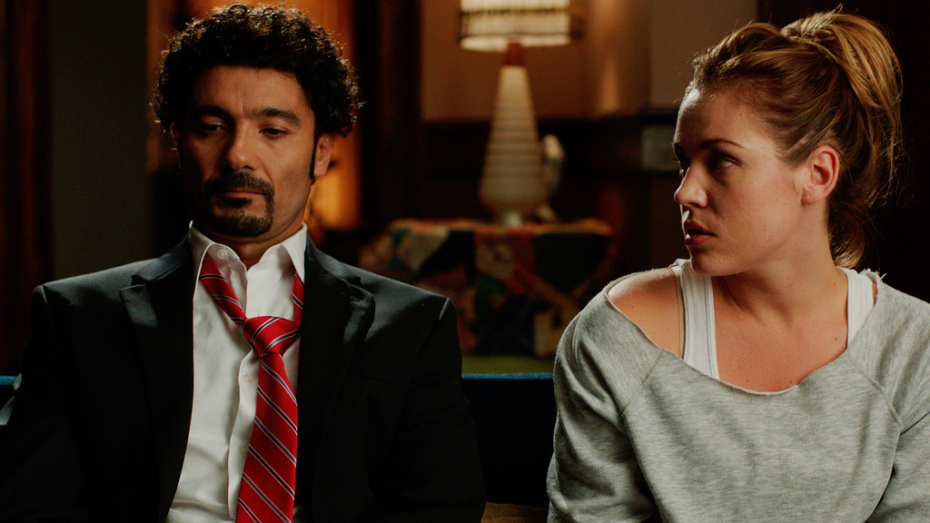 Still of Agnes Bruckner and Khaled Nabawy in The Citizen (2012)