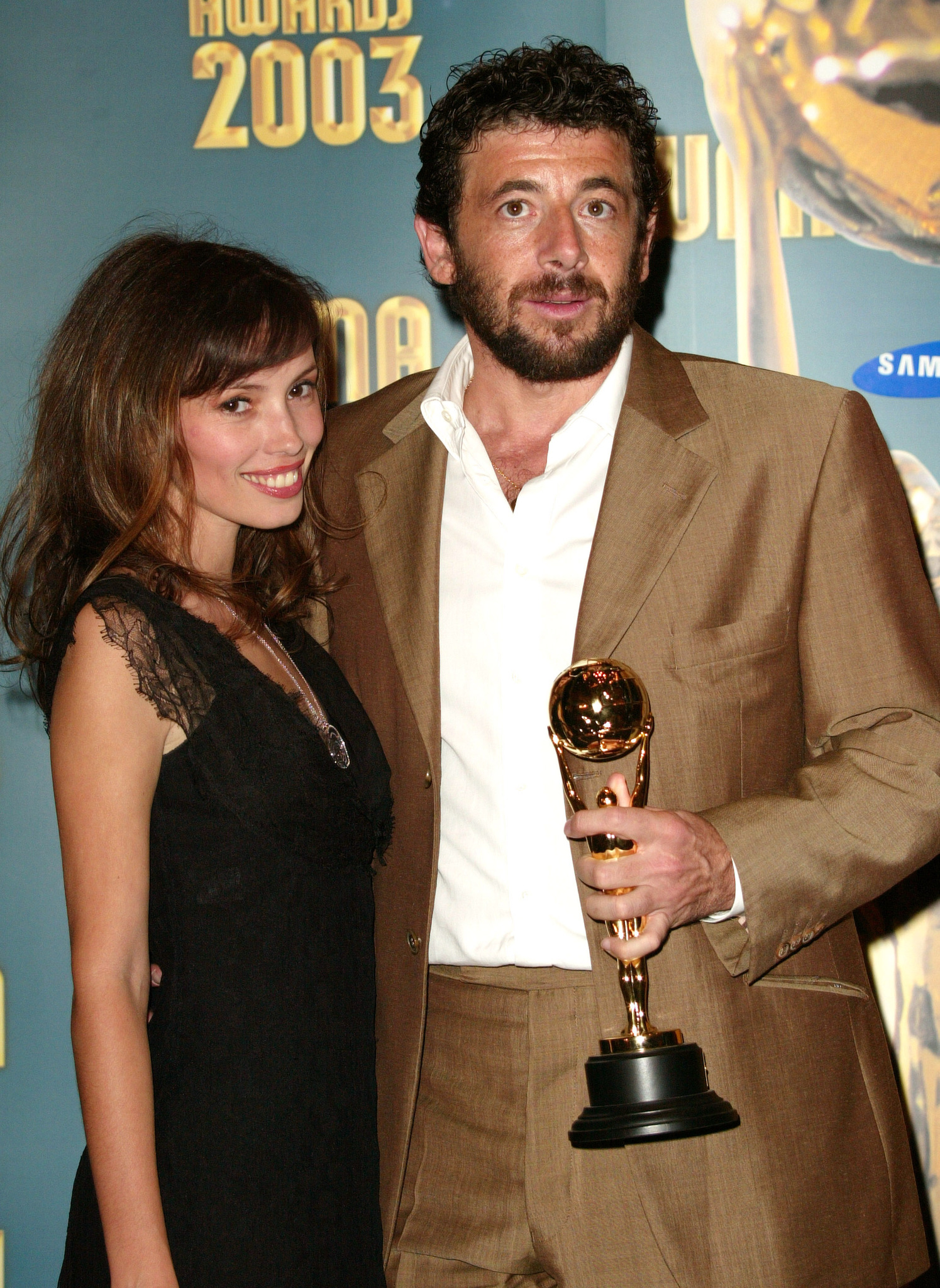 Jane March and Patrick Bruel