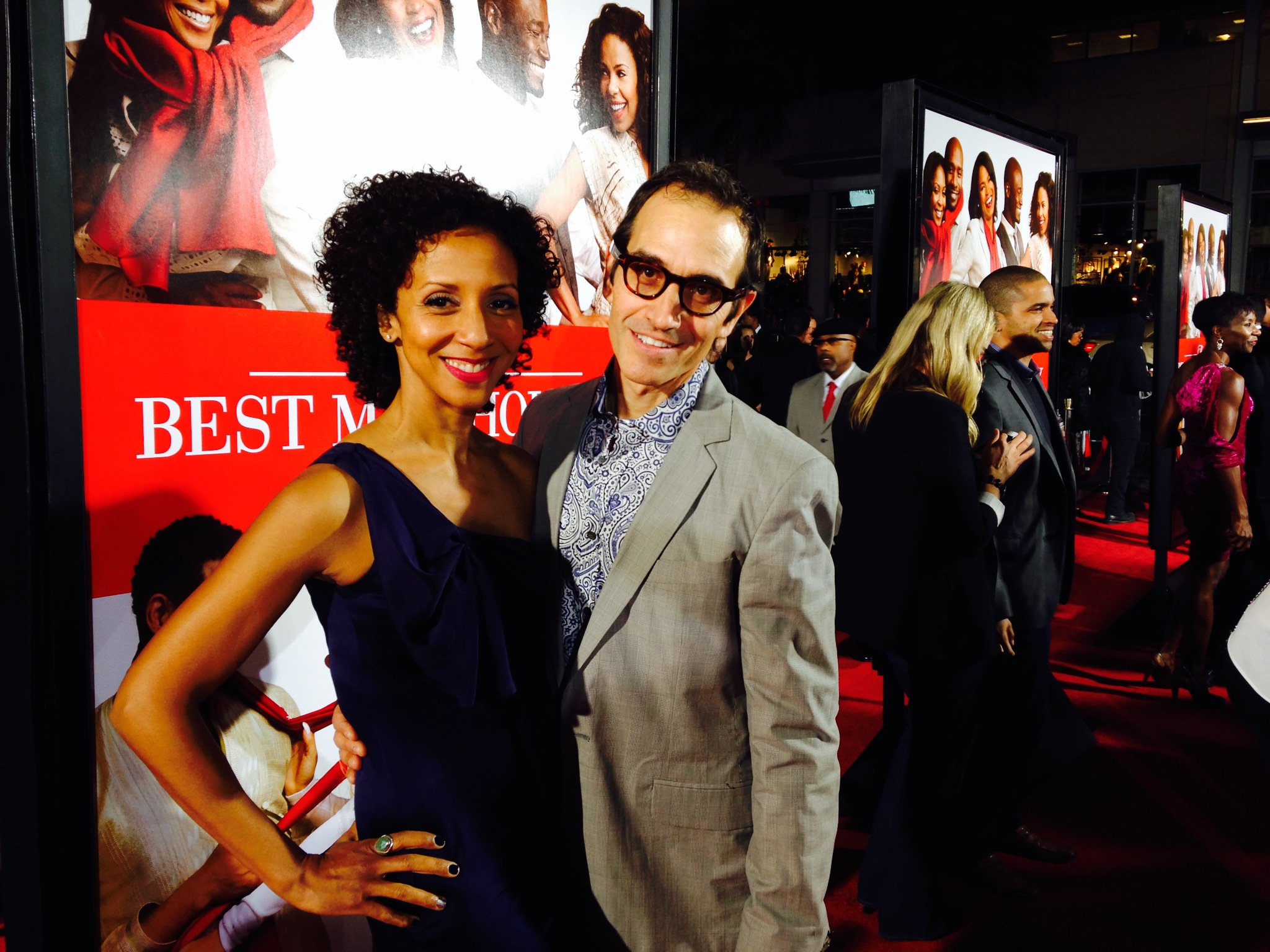 Catherine Bruhier & Steven Pacini 'Best Man Holiday' Universal Pictures Premiere TCL Chinese Theater Hollywood, Nov 5, 2013
