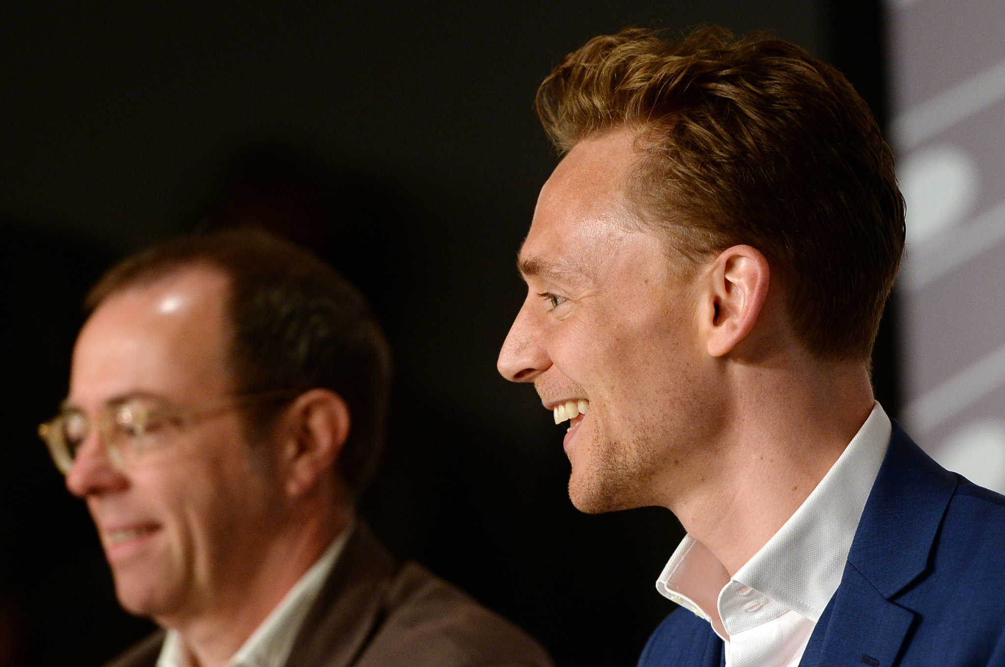 Reinhard Brundig and Tom Hiddleston at event of Isgyvena tik mylintys (2013)