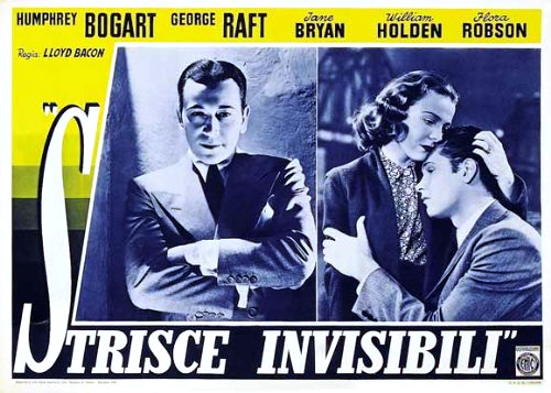 William Holden, Jane Bryan and George Raft in Invisible Stripes (1939)