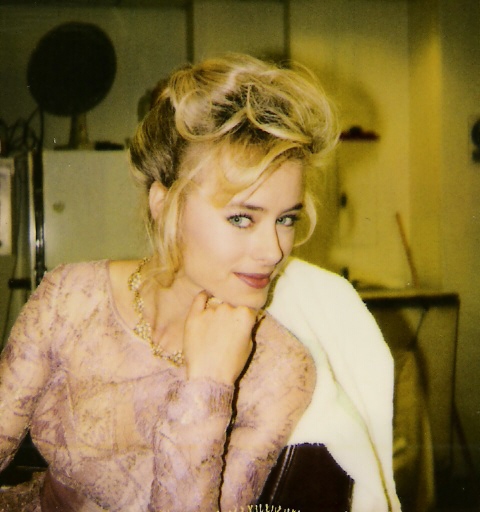 Actress Teresa Blake; makeup by Norman Bryn.