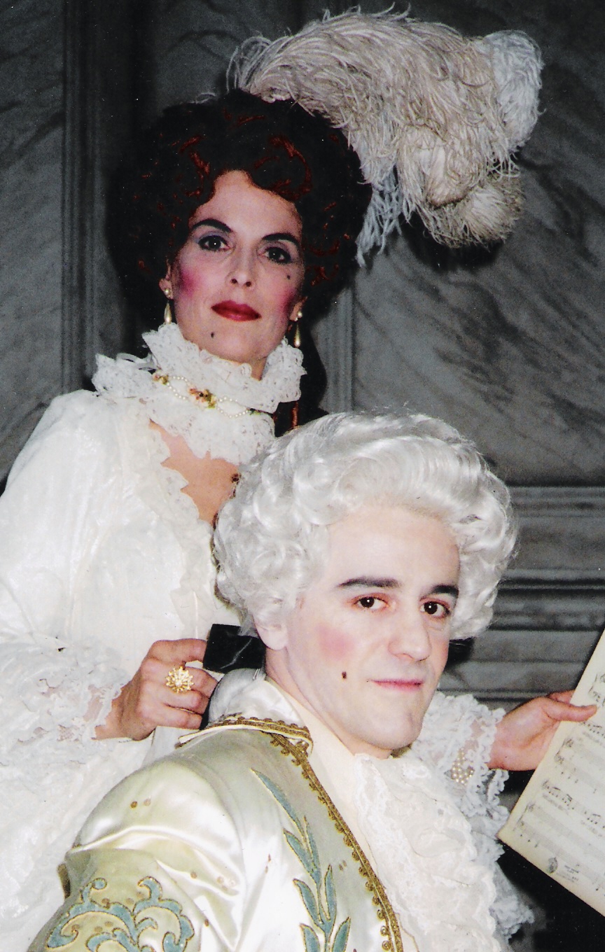 Mozart period; makeup by Norman Bryn.