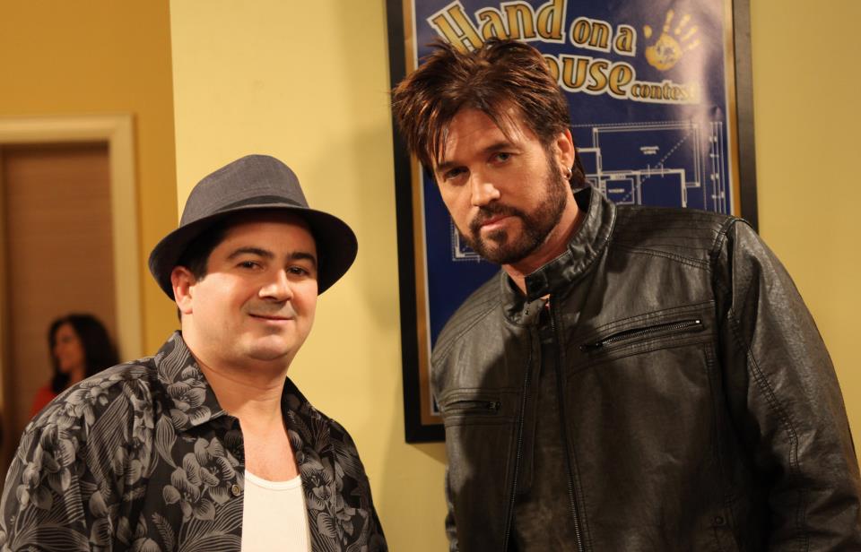 Joe D'Onofrio and Billy Ray Cyrus in the 
