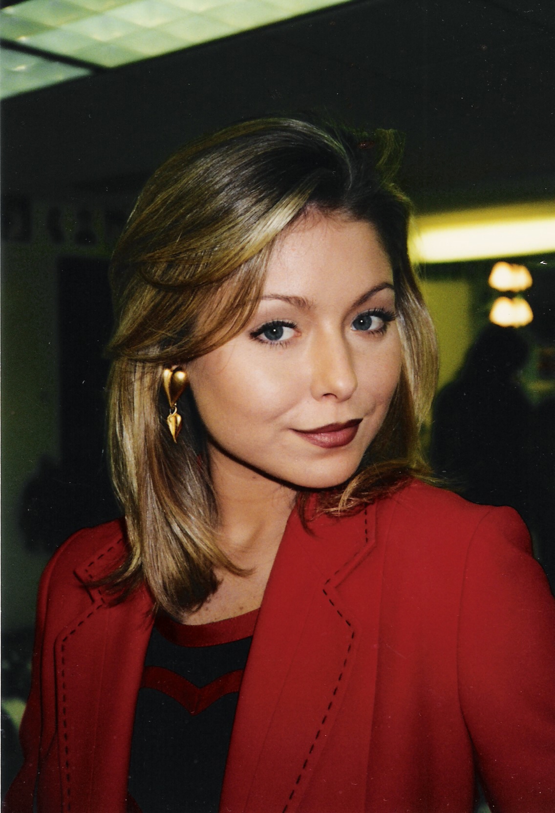 Kelly Ripa, makeup by Norman Bryn.