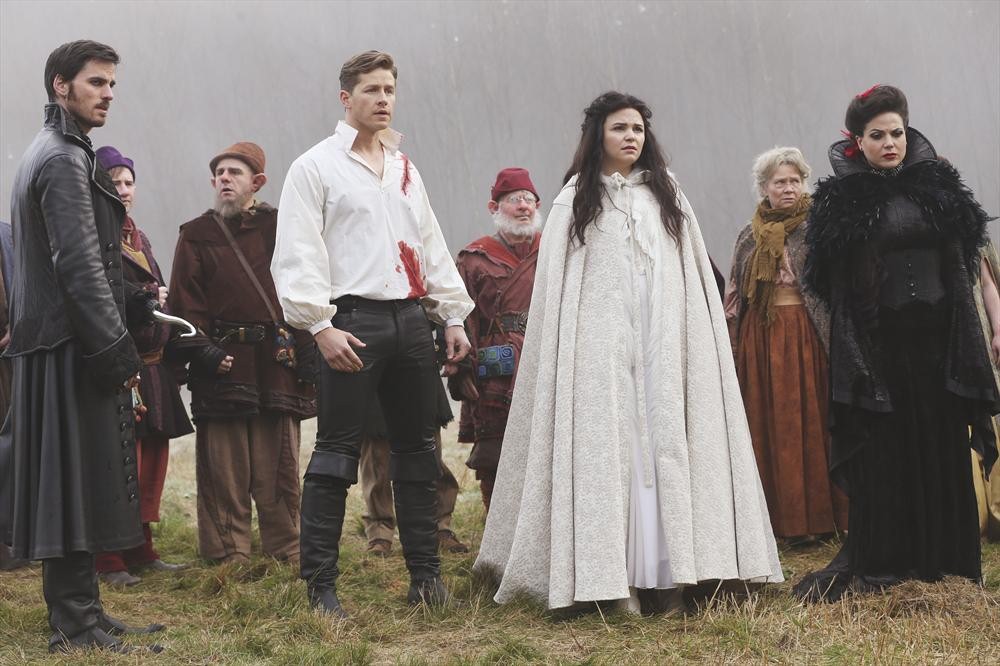 Still of David-Paul Grove, Beverley Elliott, Ginnifer Goodwin, Lana Parrilla, Colin O'Donoghue, Josh Dallas, Faustino Di Bauda and Jeffrey Kaiser in Once Upon a Time (2011)