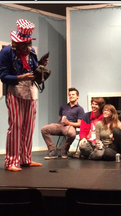 As Uncle Sam in Matty Cardarople's Sketch Tastic Comedy Fourth of July sketch