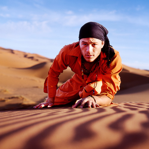 Heath Ledger - Erfoud, Morocco, 2001