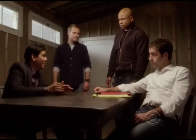 NCIS: Los Angeles: Burt Bulos with Chris O'Donnell, LL Cool J, and Peter Cambor